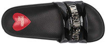 Load image into Gallery viewer, &quot;High Shine Slide&quot; Love Moschino Slides for Ladies - Cali &amp; Clyde