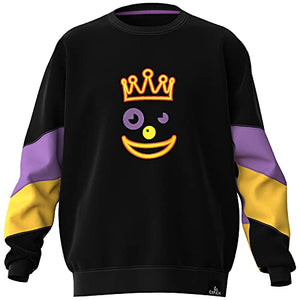 "Bossed Up" Graphic Crewneck Sweatshirt For Men (S-XL) Front View