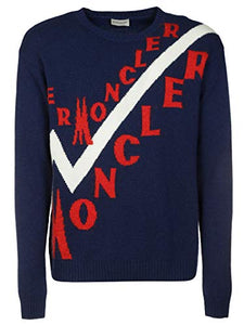 "Get At Me"  Blue Moncler Sweater For Men (S-M) - Cali & Clyde