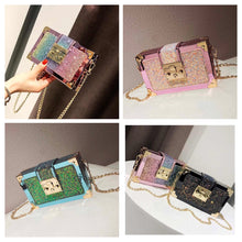 Load image into Gallery viewer, “Glitter Glam” Shiny Crossbody/Clutch Bags - Cali &amp; Clyde