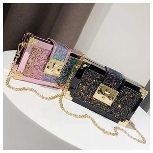 “Glitter Glam” Shiny Crossbody/Clutch Bags - Cali & Clyde