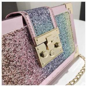 “Glitter Glam” Shiny Crossbody/Clutch Bags - Cali & Clyde