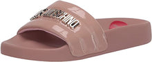 Load image into Gallery viewer, &quot;High Shine Slide&quot; Love Moschino Slides for Ladies - Cali &amp; Clyde