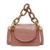 Load image into Gallery viewer, &quot;Tiny Crocs&quot; Miniature Crocodile Handbags with Chains and Crossbody Strap - Cali &amp; Clyde