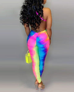 "PYT" Tie Dye Jumpsuit for Ladies (S-XL) - Cali & Clyde