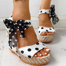 Load image into Gallery viewer, &quot;Lady Luck&quot; Designer Platform Wedges For Ladies (4-10US; 35-40EU) - Cali &amp; Clyde