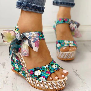 "Lady Luck" Designer Platform Wedges For Ladies (4-10US; 35-40EU) - Cali & Clyde