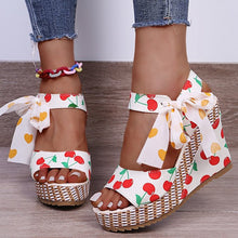 Load image into Gallery viewer, &quot;Lady Luck&quot; Designer Platform Wedges For Ladies (4-10US; 35-40EU) - Cali &amp; Clyde