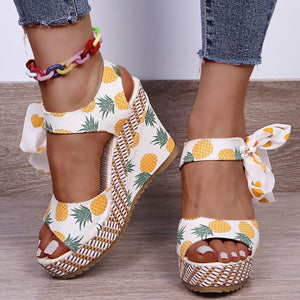 "Lady Luck" Designer Platform Wedges For Ladies (4-10US; 35-40EU) - Cali & Clyde