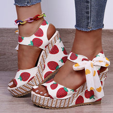 Load image into Gallery viewer, &quot;Lady Luck&quot; Designer Platform Wedges For Ladies (4-10US; 35-40EU) - Cali &amp; Clyde