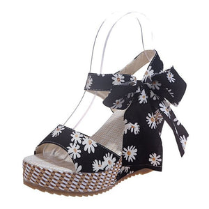 "Lady Luck" Designer Platform Wedges For Ladies (4-10US; 35-40EU) - Cali & Clyde