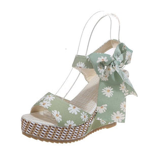 "Lady Luck" Designer Platform Wedges For Ladies (4-10US; 35-40EU) - Cali & Clyde