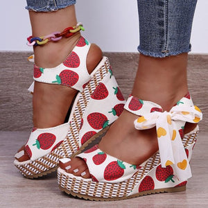 "Lady Luck" Designer Platform Wedges For Ladies (4-10US; 35-40EU) - Cali & Clyde