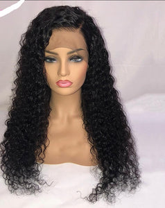 Cali and Clyde "Jasmine" Pre Plucked Brazilian Deep Wave Transparent Lace Front Wigs