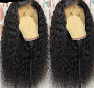 Cali and Clyde "Jasmine" Pre Plucked Brazilian Deep Wave Transparent Lace Front Wigs