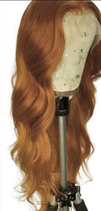 Cali and Clyde "Jada" Ginger Blonde Human Hair Lace Front Wigs 